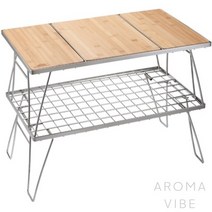 VEDANA 쿠킹랙 멀티테이블 캠핑장비정리선반 철제수납선반 조립식정리대