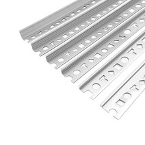 알루미늄 L자 재료분리대(실버) 6사이즈(3 5 8 10 12 15mm) 2.4M _철물 몰딩 마루몰딩 바닥타일 타일마감 마감재 꼼꼼이 코너비드 ㄱ자, 3mm