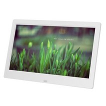 디지털 전자 액자 미니 모니터 사이니지 포토 프레임 10.1 인치 와이파이 클라우드 스마트 비디오 영화 재생 멀티미디어 플레이어 그림, [08] white, 하얀색
