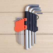 보급형 9종 육각렌치(16.5cm) 볼렌치 렌쯔 별렌치 DIY공구 육각렌치세트 자전거공구 6각렌치 렌치세트 공구 육각렌치 렌치 롱렌치