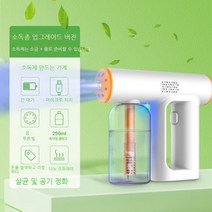 JINGMING 스프레이 건 휴대용 가정용 분무기 애완 동물 소독 기계 실내 푸른 빛 분무 소독 전기 스프레이 소독 총 CUTE QUEEN 선물, 업그레이드 버전, 2시작 배치