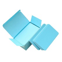 색깔 공백 주 색인 카드 파티 초대장 휴일 Notecards 있음, 종이, 블루