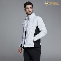 피지에이투어 PGA 남성 경량 다운 점퍼(화이트)