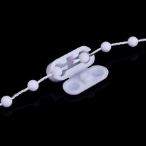 베란다 버티컬 블라인드 20pcs 흰색 플라스틱 페르시 체인 커넥터 수직 로마 롤러 창