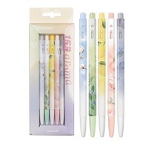 모나미 153 아로마 유성볼펜 0.5mm 5입 세트, 2개