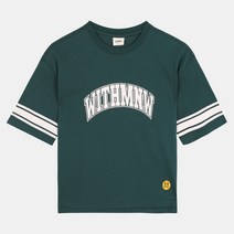 인디고뱅크키즈 스포티한 공용티셔츠~! 2023 새봄 새출발 [면100%+빠른 배송] 남아 여아 주니어 공용 아치형 MNW 반팔 티셔츠 IKRA21901