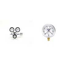 이치넨 TASCO 질소 가스 조정기 치소 내압 기밀 시험용 등 TA380N & TA148AF-270 기밀 시험용 압력계 설치 바늘식 75φ