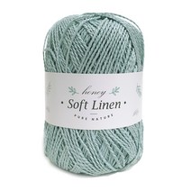 니뜨 소프트 린넨 뜨개실 70g, 314 스카이, 1개