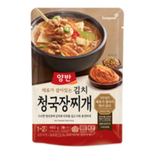 양반 김치 청국장찌개, 460g, 2개