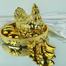 2022년 돈벌게해주는 황금 닭장식 닭장식품 풍수 인테리어 소품 소사이즈