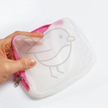 새임 지퍼 케이스 B5 튼튼한지퍼백 반투명파우치 반투명필통