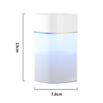 기화식가습기 천연 자연 부직포 가습기 USB 휴대용 미니 가습기 공기 청정기 조용한 가정용 데스크탑 자동, 01 White