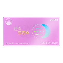 유한양행 센스밸런스 멀티비타민 미네랄 16.8g, 3개, 28정, 28정