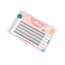 미도 인조속눈썹 부분 가닥 속눈썹 셀프 연장 자연스런운 가속눈썹 단품 시리즈, A형 혼합  1P (200모)