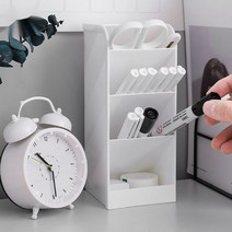 비스듬연필꽂이 펜꽂이 연필통 볼펜꽂이 /학생방 인테리어 정리소품 펜트레이 필기구정리함 연필정리함 연필정리 펜정리 책상꾸미기 책상정리대, BYK-W ㅣ 화이트, BYK-Wㅣ화이트, 선택:BYK-W ㅣ 화이트