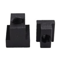 M10 블랙 티너트 DIN508 T 너트 탄소강 슬롯 등급 8.8 슬럿 티넛, M10 (2개)