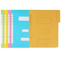 [조한스토어] A4 정부 문서 화일 100매 수용, 10개입, 종이 재질_노랑