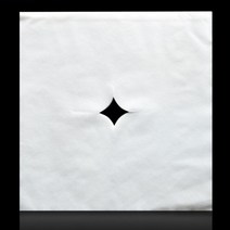 일회용 마사지 얼굴 커버 페이스 안면 부직포 시트 사각형 40*40cm, 화이트