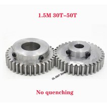 s 1.5 모듈 스퍼 기어 모터 기어 1.5 M 30T35T40T50T 45 스틸 냉각 없음 기계식 변속기 기어 보어 6810-25, 03 1.5M 40T_08 17mm