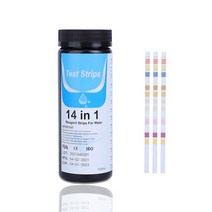 분석 다목적 PH 테스트 스트립 풀 및 스파 워터 테스터 종이 염소가 없는 브롬민 pH 총 알칼리 경도 50, 04 14 IN 1