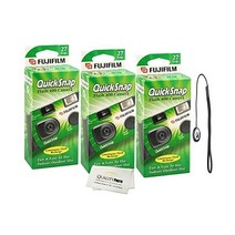 후지필름 퀵스냅 플래시 40 회용 35mm 카메라 + 퀄리티 포토 극세사 천