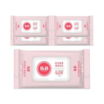 보령B&B 비앤비 유아용품 세정티슈 60매X5개 (캡형), 1개