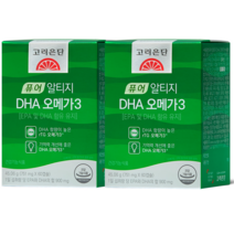 고려은단 퓨어 알티지 DHA 오메가3 식물성캡슐, 60캡슐, 2개