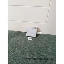 돌그릇 대리석 티코스터 돌도마 돌판접시 무광접시 스톤그릇 스톤플레이트 일식당 감성 카페 창업 인테리어 테이블웨어, 재즈화이트스퀘어 5cm