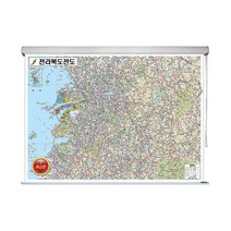 전라북도 지도 전라도 전북 부동산 전도 (롤스크린 소형 110x79), 고급천