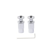 Musiclily Pro 밀리 규격 스톱 테일 피스용 스터드 앵커 에피폰 레스폴 스타일 일렉트릭 기타용 크롬 (2개 세트)