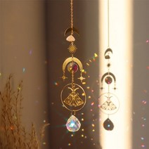1+1 풍경소리 윈드차임 처마종 crystal wind chime prism sun catchers handmade jewelry hang ornament rainbow 체이서, 나방 b