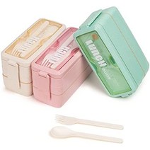 도시락 미국 키즈런치백 라라팝 3팩 3-in-1-628853, 그린,핑크-2