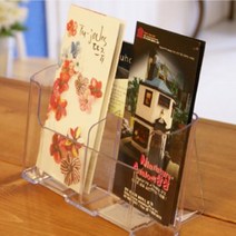 A6 카달로그 브로셔 꽂이 리플릿 미술관 박람회 책자, 제품선택, 1단-2칸