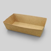 장원패키지 J-154 KP 크라프트 종이트레이 [100ea 1200ea], 1200ea