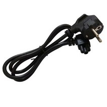 견고한 블랙 1.0M CE 인증 90 도 팔꿈치 IEC-C5 연장 코드 EU 독일 C5 PDU 섀시 서버 전원 케이블, 한개옵션0