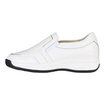 무빙워커 포니흰색 천연가죽 기능성구두 편안한운동화