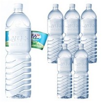 제주 삼다수 무라벨 그린, 6개, 2000ml
