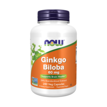 나우푸드 징코 빌로바 60mg 베지 캡슐 비건, 240개입, 1개