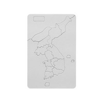 [문구조아] 유니아트 1500 그리기퍼즐 한국지도 대, 8개