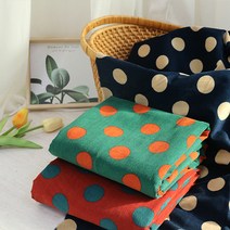 대폭 면100% 21W 골덴 도트 - 컬러30미리땡, 베이지／곤색