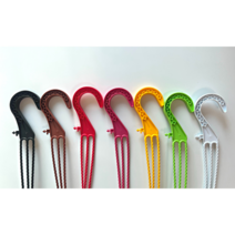 컬러 플라스틱 화분걸이 행잉포트 [독일산 / 국산 화분걸이], (국산) 검정 화분걸이줄