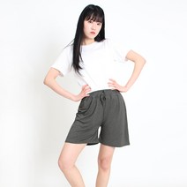 말라뮤트 2107 밤부레이온 꿀잠 펄렁 반바지 여성용