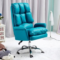 게이밍의자 게임용 편리한 새로운 pu 가죽 사무실 핑크 게임 컴퓨터 회전 게이머 라이브, 푸른