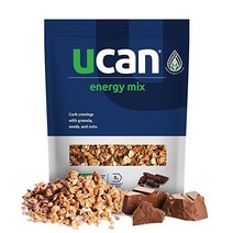 UCAN 그래놀라 너트 에너지 믹스 바닐라 (8.5온스) 롱 래스팅 아몬드 캐슈 스낵 | 무설탕 비건 케토 친화적, Chocolate