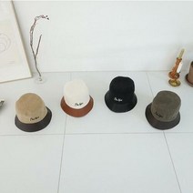셀러허브(제화) 뉴욕 레더 배색 버킷햇
