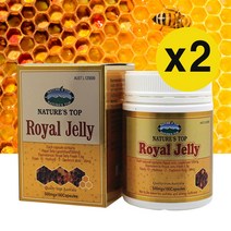 호주 네이쳐스탑 Royal Jelly 로얄제리 로얄젤리 캡슐 500mg 180캡슐, 2개