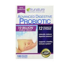 트루네이쳐 어드밴스 프로바이오틱 100정 ADVANCED Digestive Probiotic with 12 Strains 100 Capsules, 1개