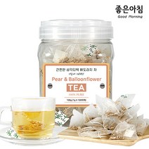 좋은아침 배 도라지차 100티백 건조 도라지+배 국내산 100%, 2개, 200g