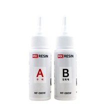 레진 120g 무발포 경질 화이트 폴리우레탄 MF-080W, 1개