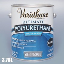 바라탄 폴리우레탄 친환경 수성바니쉬 3780ml 빠른건조시간 코팅제, Satin(저광)3.78L - 568.0168